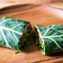 Raw Vegan Collard Wrap
